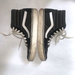 VANS black high tops sneakers